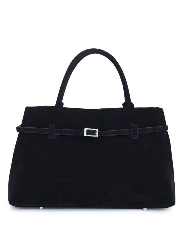 Vintage Nubuck Leather Tote Bag