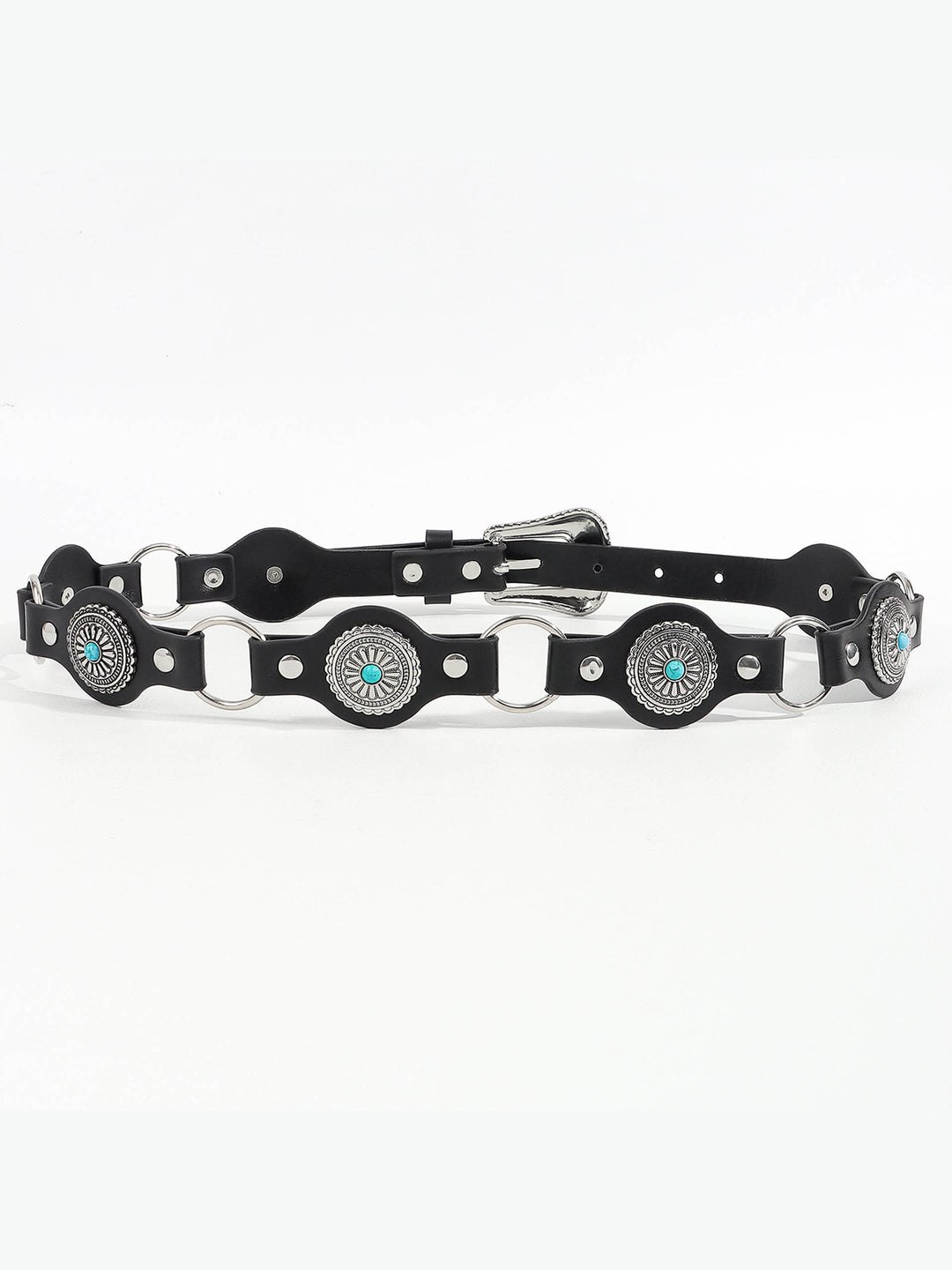 Vintage Turquoise Inlaid Belt