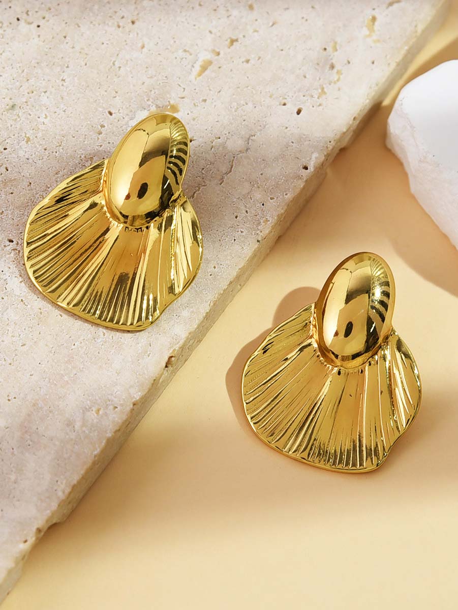 Fashion Geometric Polished Oval Earrings