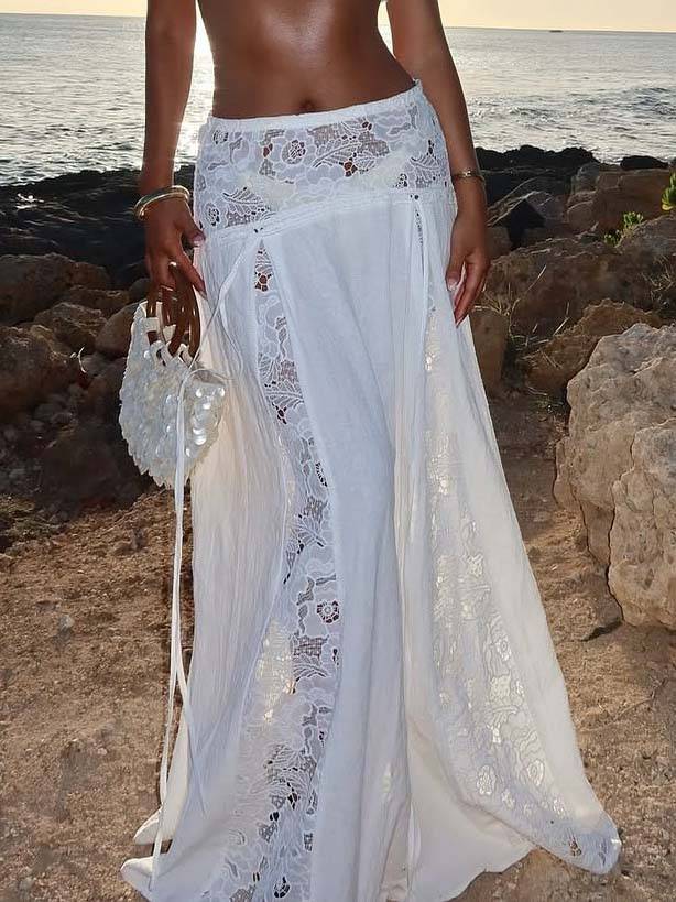 Lace Camisole And Skirt Suit-Skirt