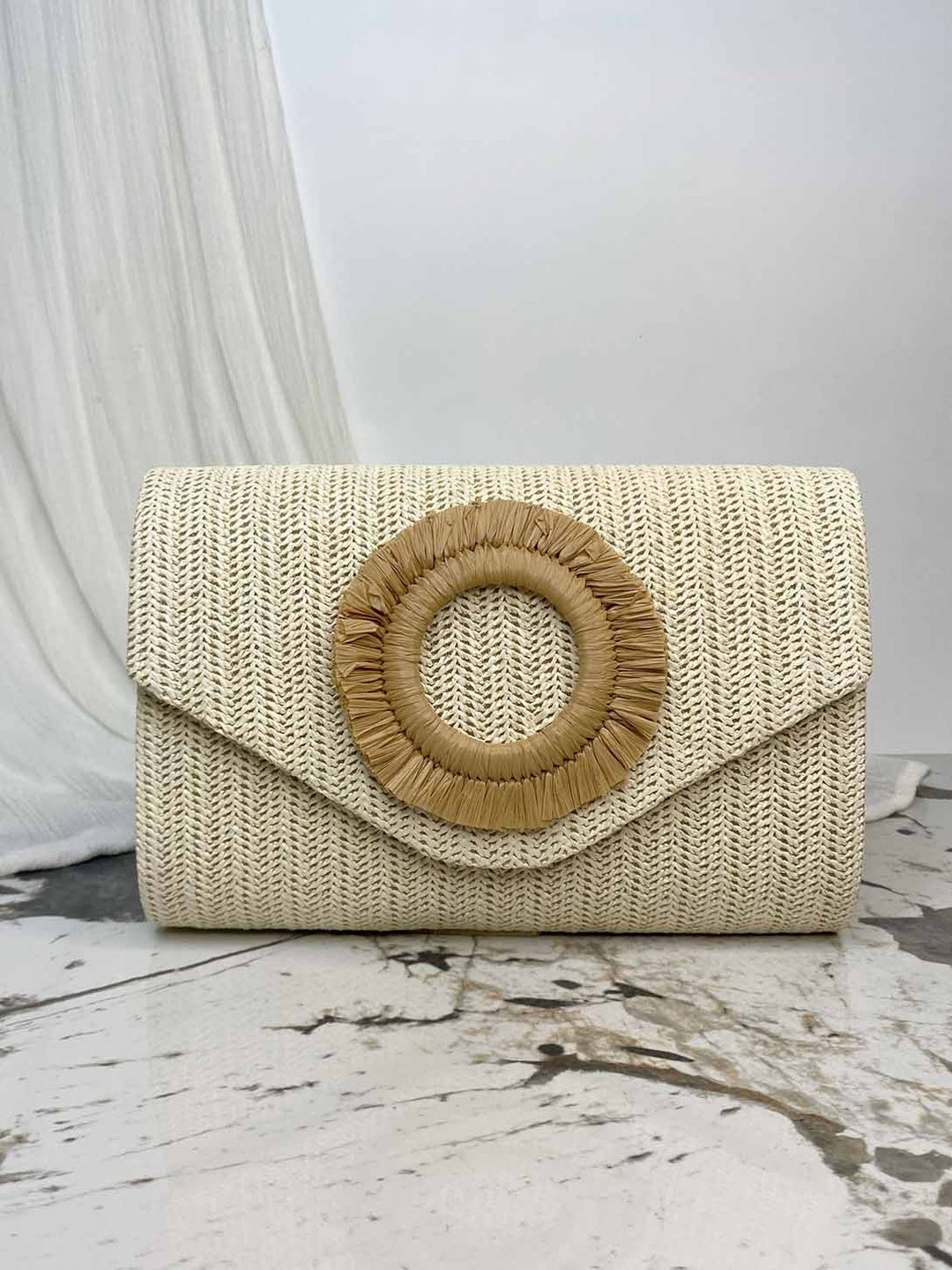 Holiday Style Woven Envelope Bag