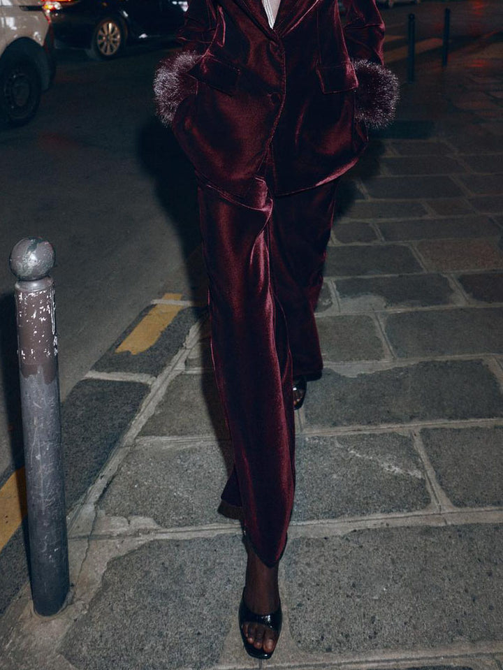 Elegant High-Waist Wide-Leg Pants