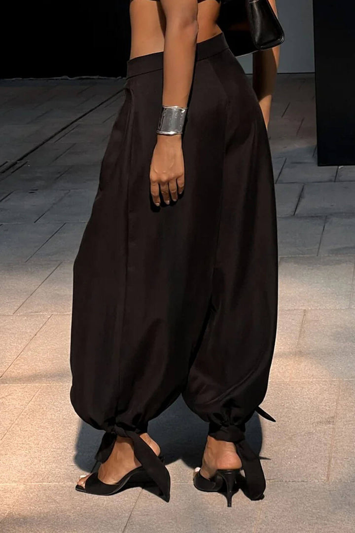 Casual Striped Print V-Neck Backless Cami Top