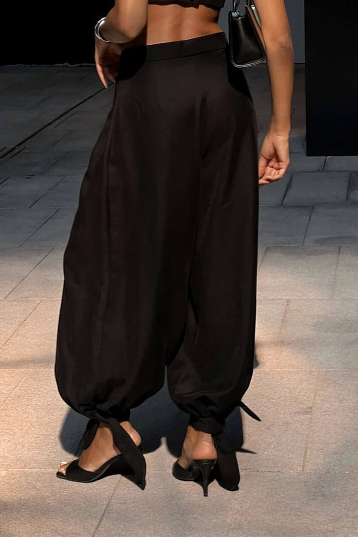 Casual Striped Print V-Neck Backless Cami Top