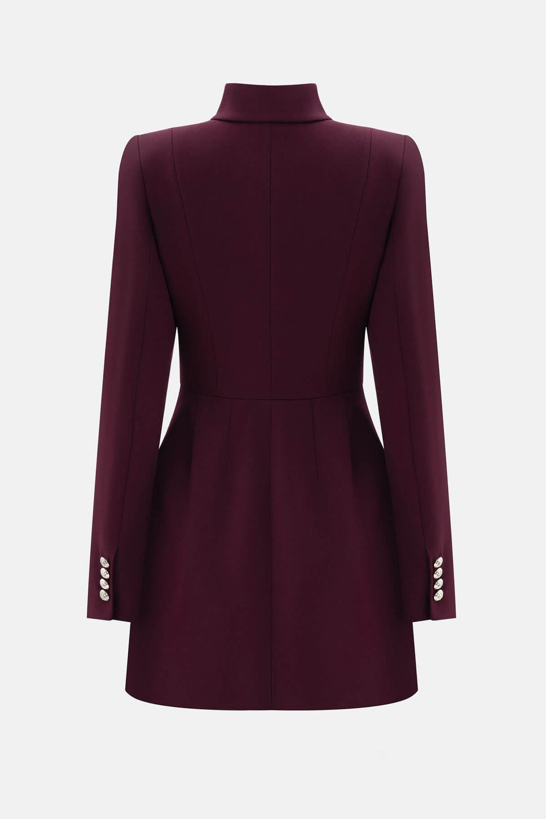 Exquisite Hollowed-out Button-down Slim-fit Mini Dress