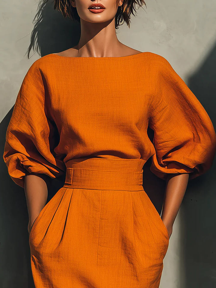 Delicate Round Neck Half Sleeve Top