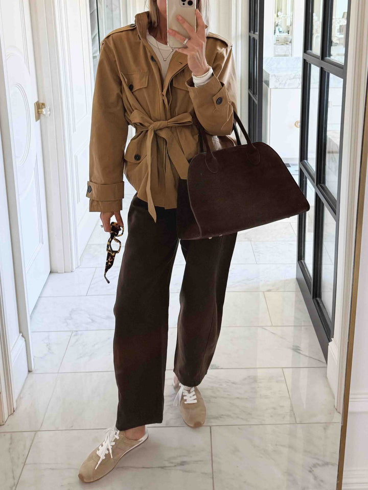 Fashionable Street-style Wide-leg Scimitar Pants