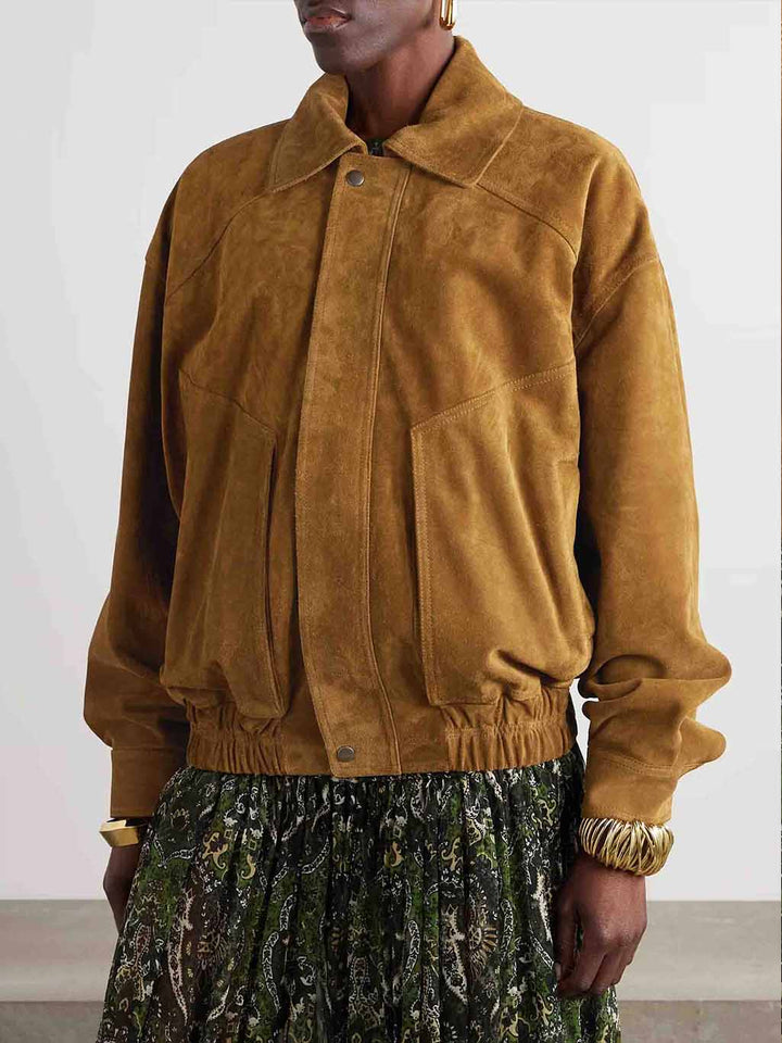 Exquisite Suede Coat Jacket