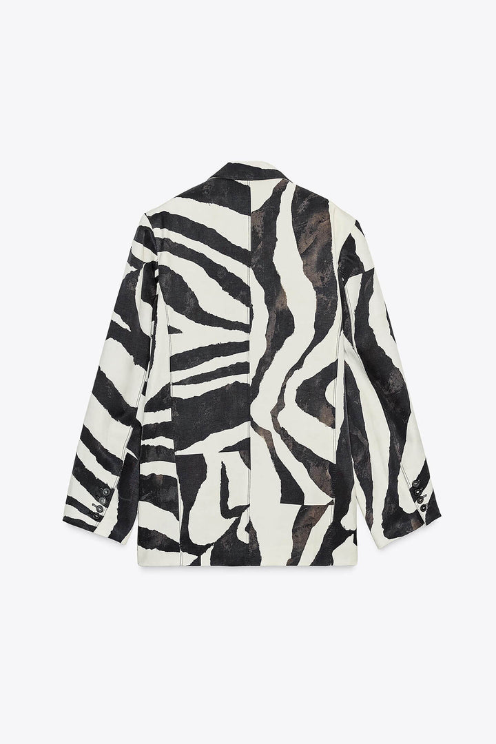Exquisite Unique Animal Print Blazer