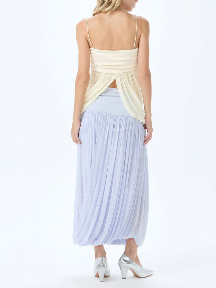 Exquisite Draped Wrap Tank Top