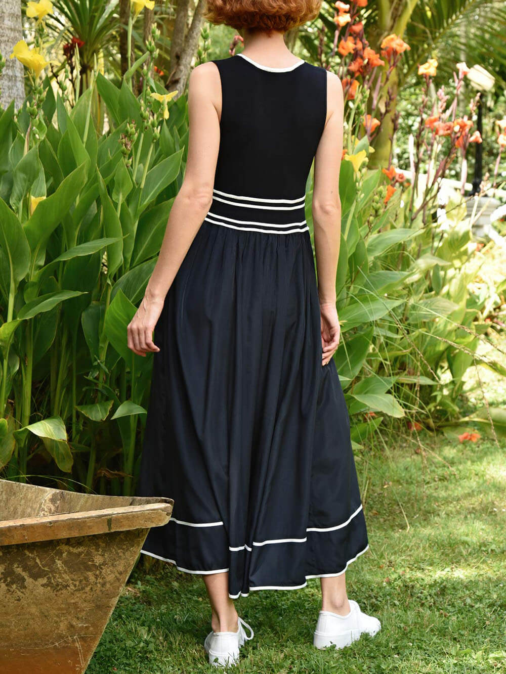 Casual Colorblock Ruched Pocket Maxi Dress