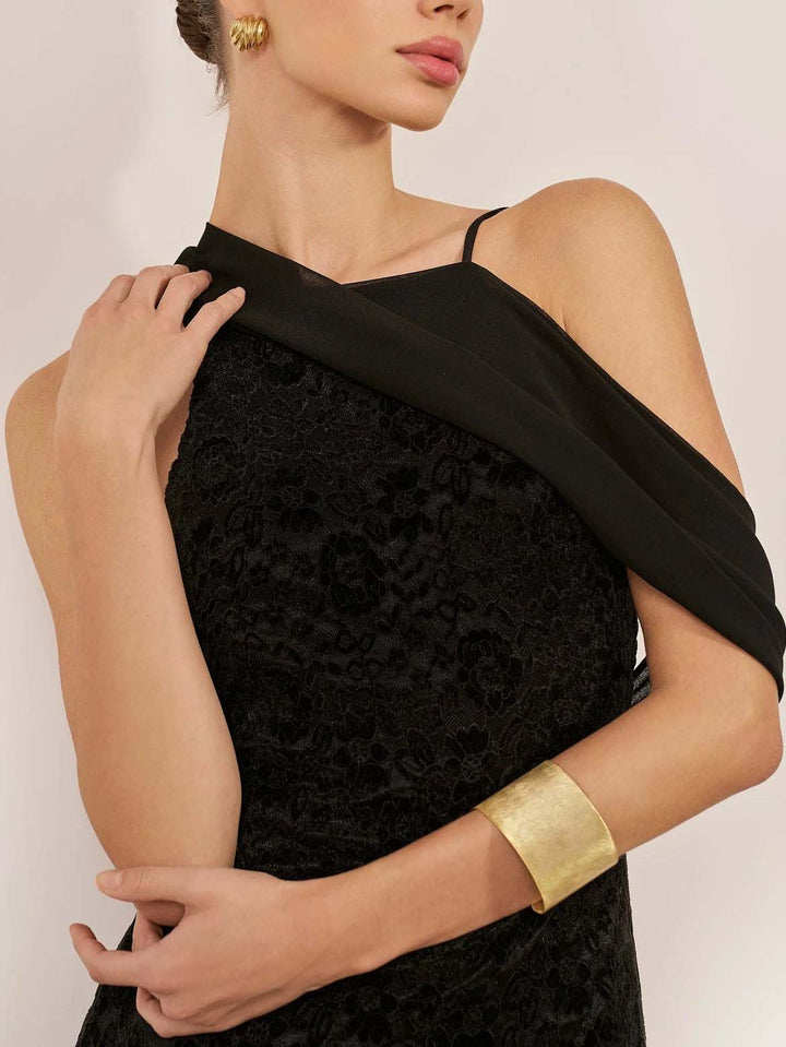 Elegant Backless Sleeveless Lace Bodycon Maxi Dress