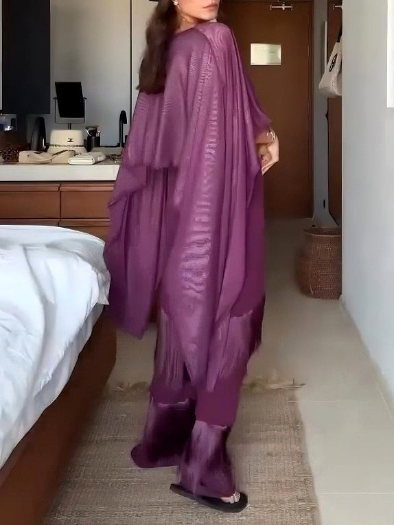 Elegant Irregular Cape Top