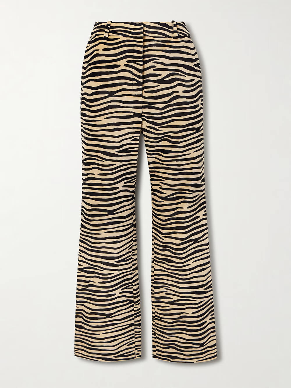 Exquisite Zebra Print Straight Leg Pants