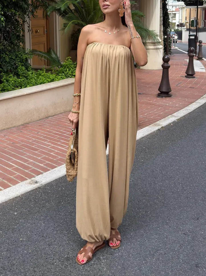 Casual Wrap Neck Fashionable Jumpsuit