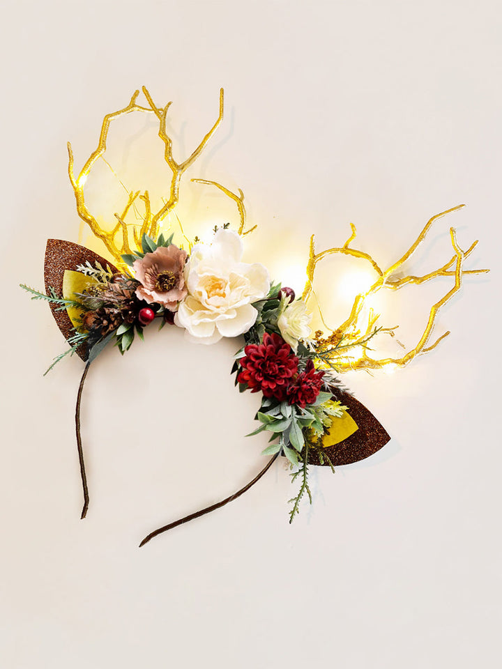 Faun Deer Antler Christams Reindeer Headband