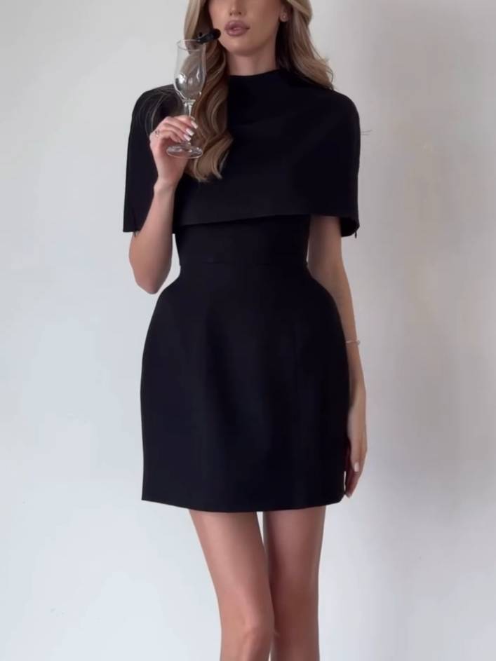 Shawl Design Mini Dress