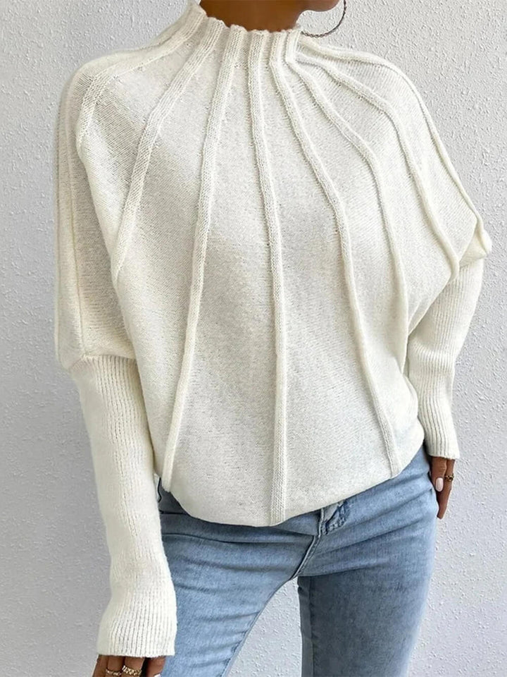 Yksinkertainen Dolman Sleeve -villapaita