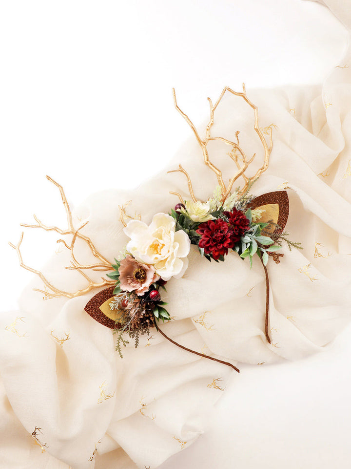 Faun Deer Antler Christams Reindeer Headband