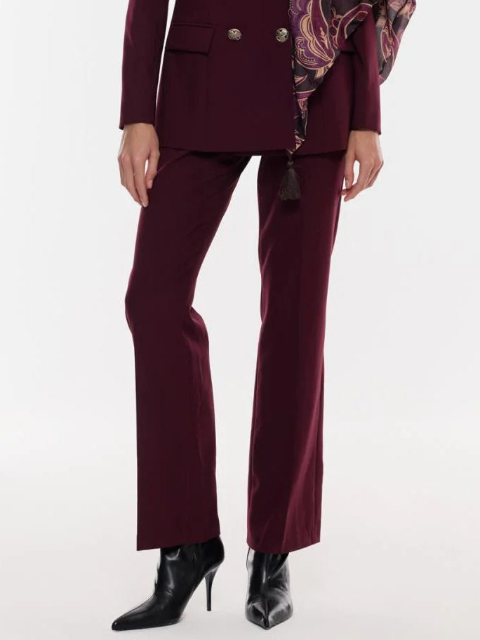 Elegant High-Waist Straight-Leg Trousers