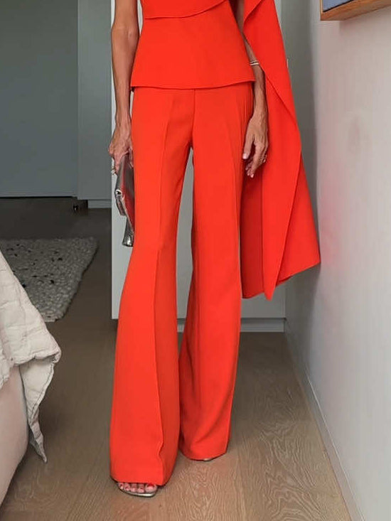 Elegant Casual Flared Pants
