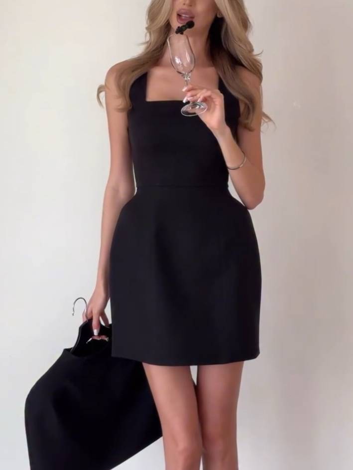 Shawl Design Mini Dress