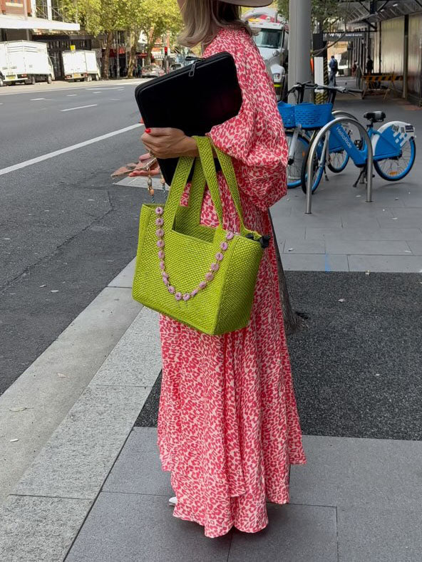 Casual Leopard Print Deep V Neck Maxi Dress