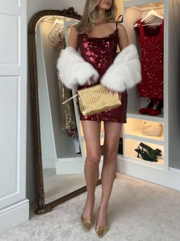 Sparkling Sling Mini Dress