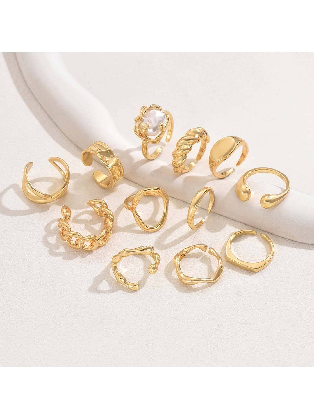 12-piece Minimalist Ring Set