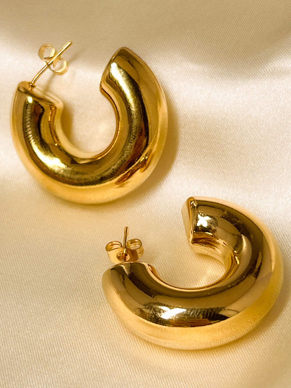 Hollow Half-circle Earrings