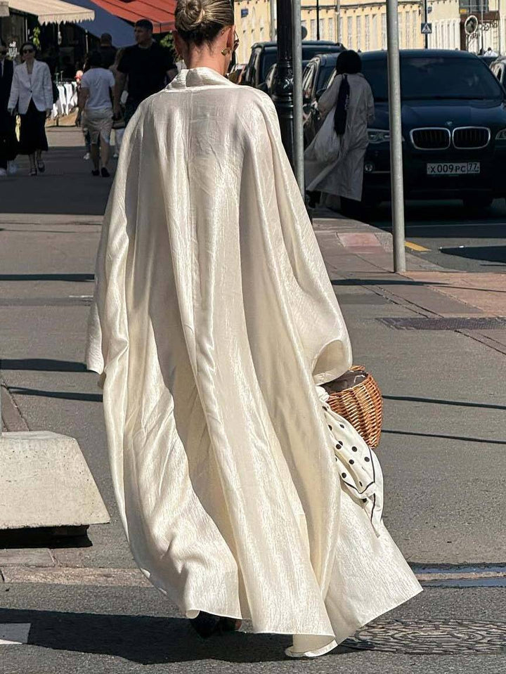 Minimalist Tube Top Wide Leg Pants And Long Shirt Suit-Long Shirt