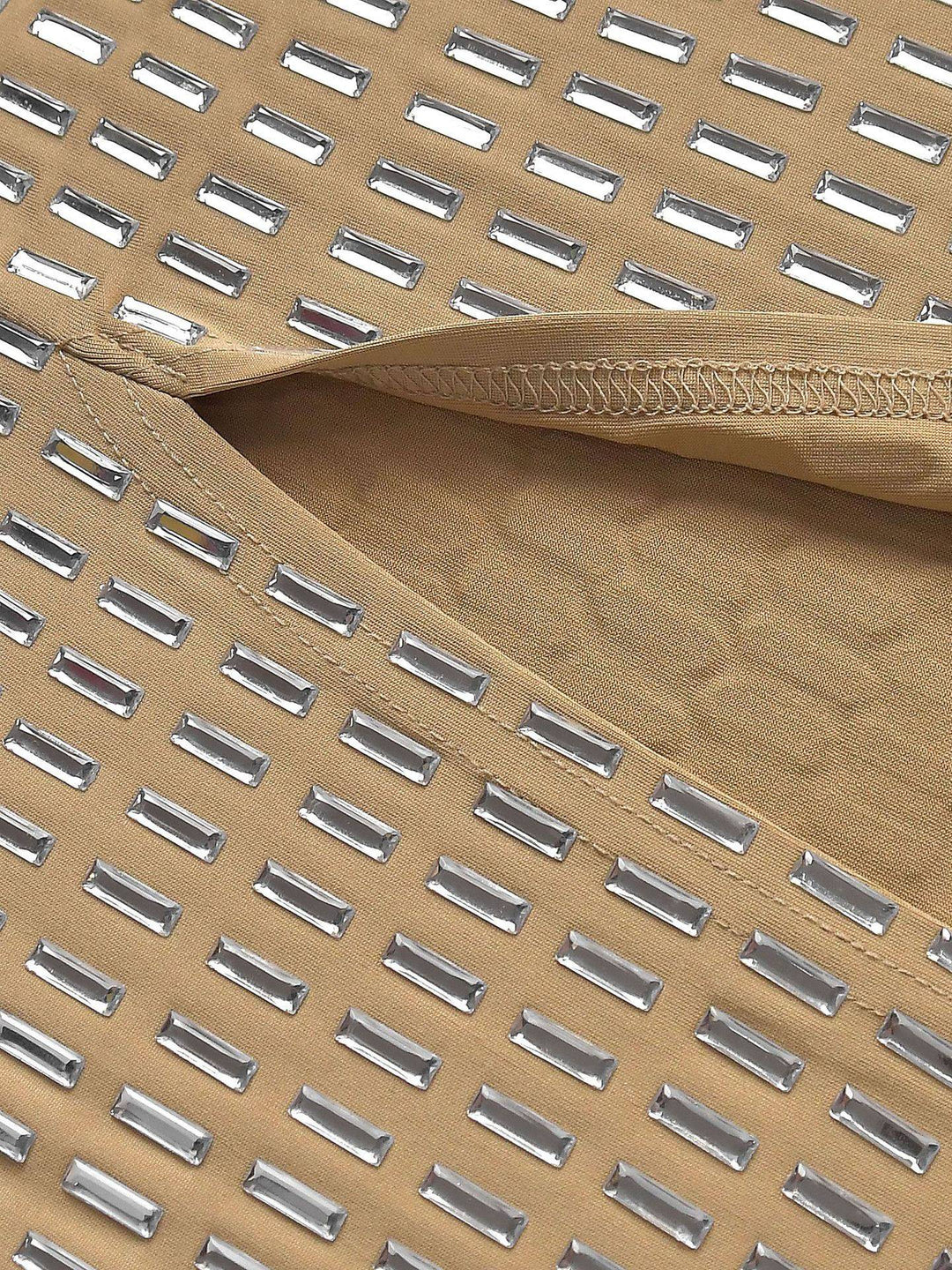 Shiny Tube Top Slim-Fit Maxi Dress