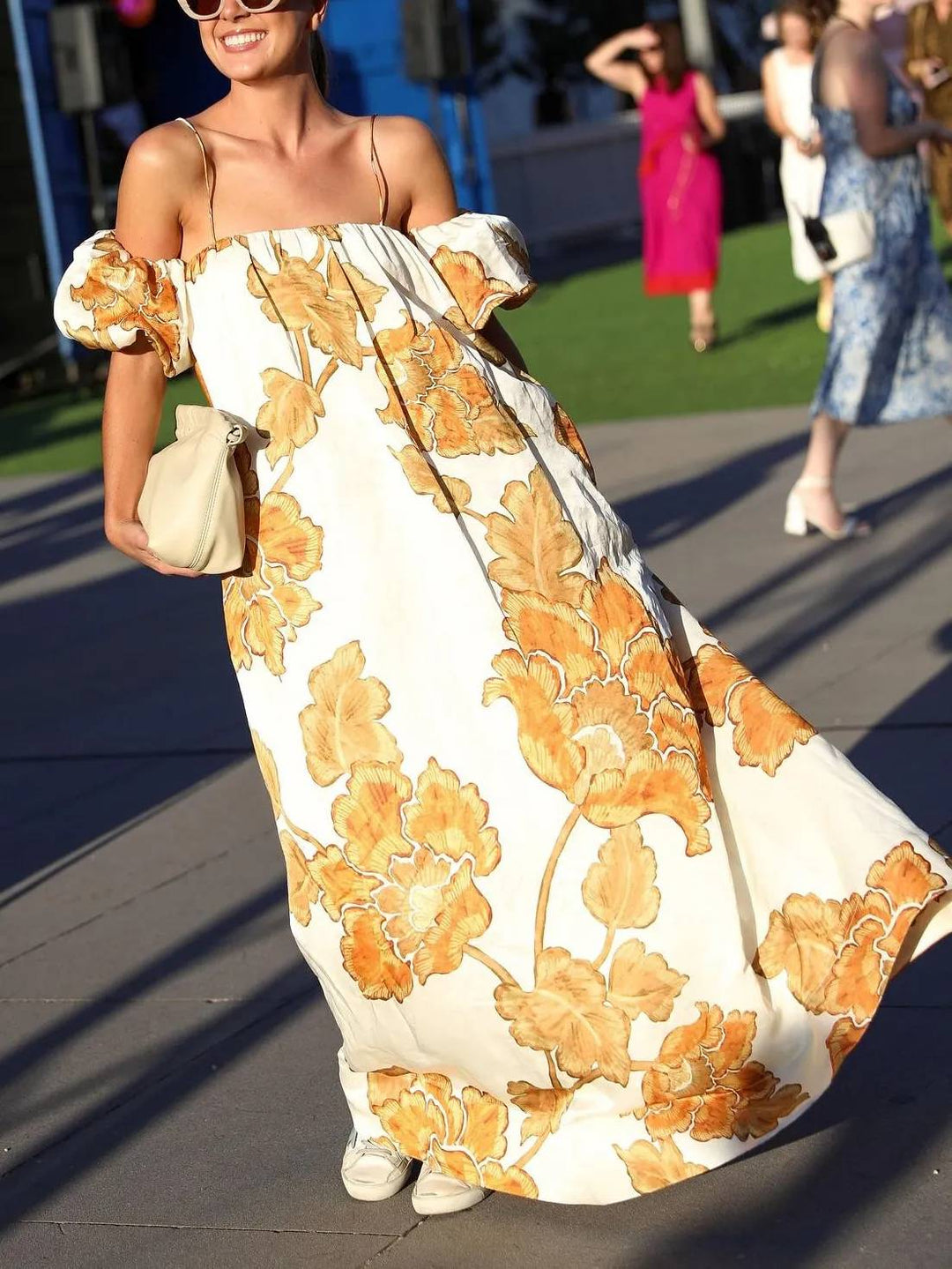 Floral Print Sling Dress