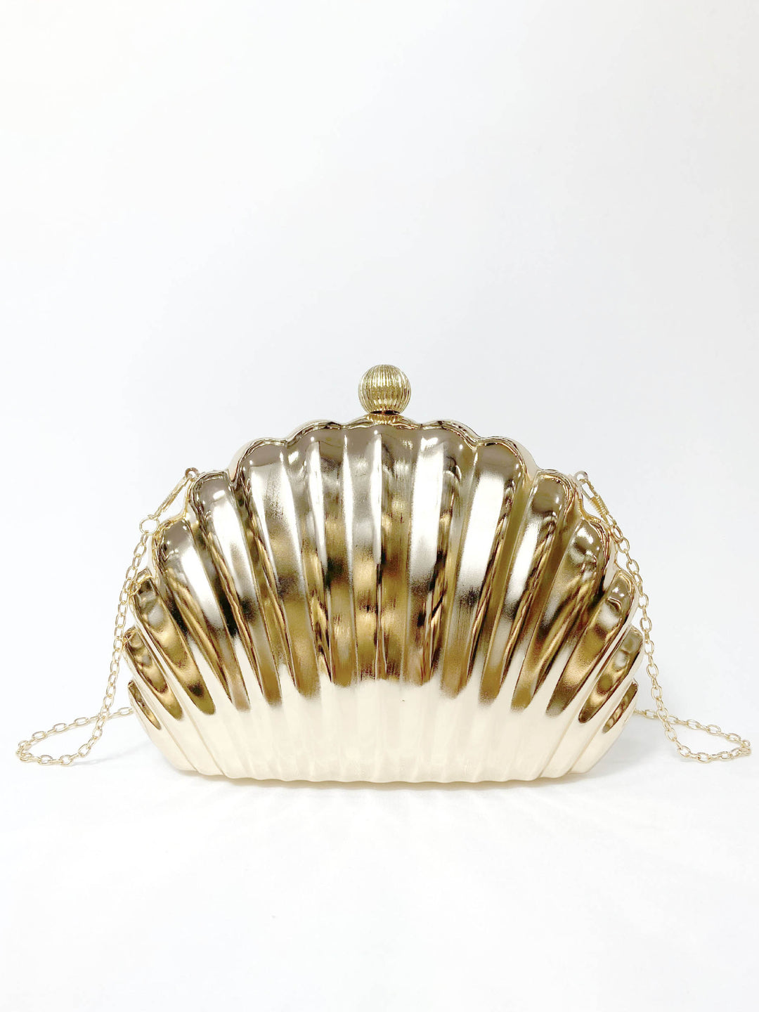 Metal Shell Clutch Party Evening Bag