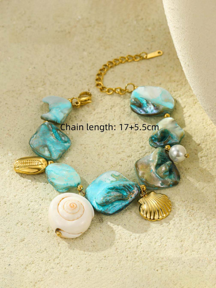 Beach Style Shell Pearl Bracelet