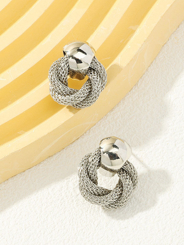 Fashion Hollow Hoop Wrap Earrings