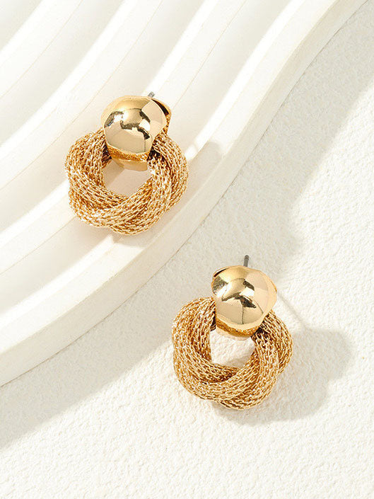 Fashion Hollow Hoop Wrap Earrings