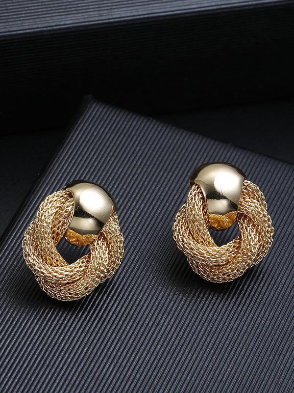 Fashion Hollow Hoop Wrap Earrings