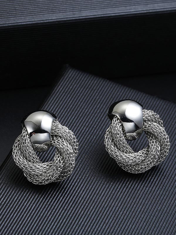 Fashion Hollow Hoop Wrap Earrings