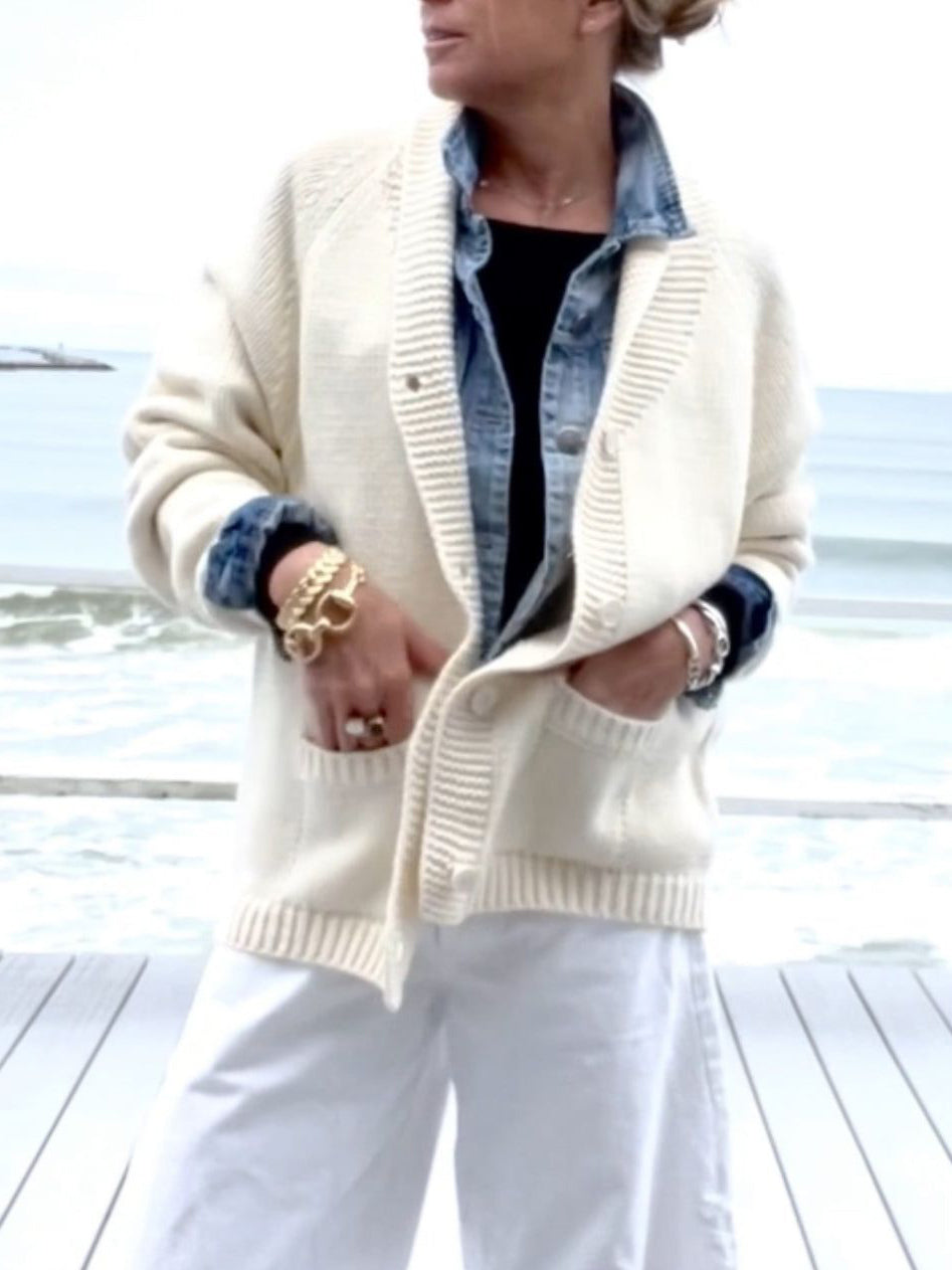 Fun Blue Lobster Cardigan Sweater Jacket