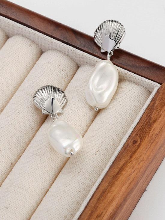 French Pearl Earrings