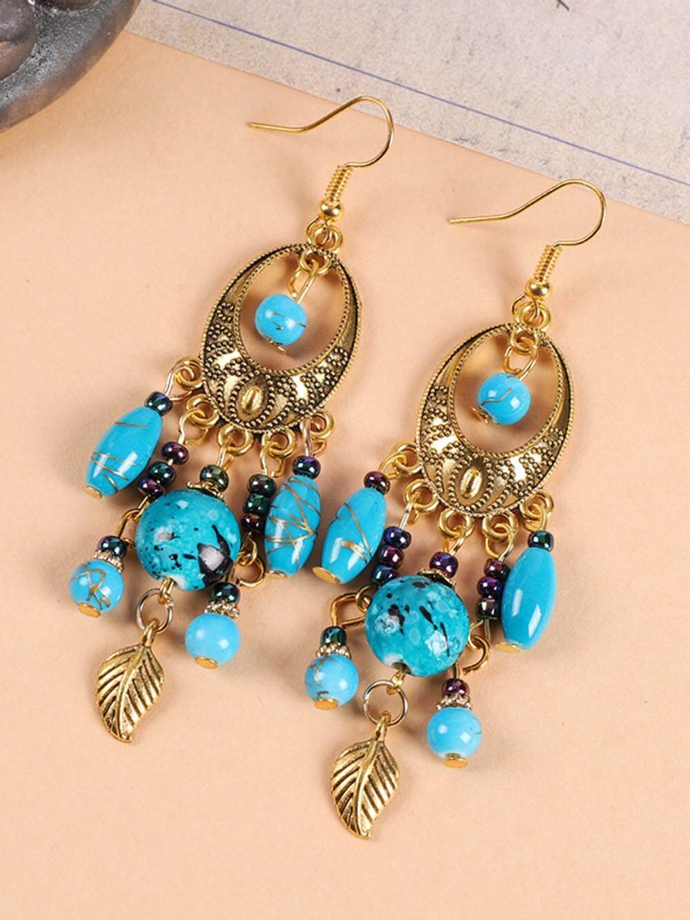 Vintage Ethnic Style Tassel Earrings