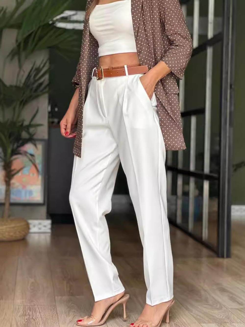 Fashion Casual Pocket Pants