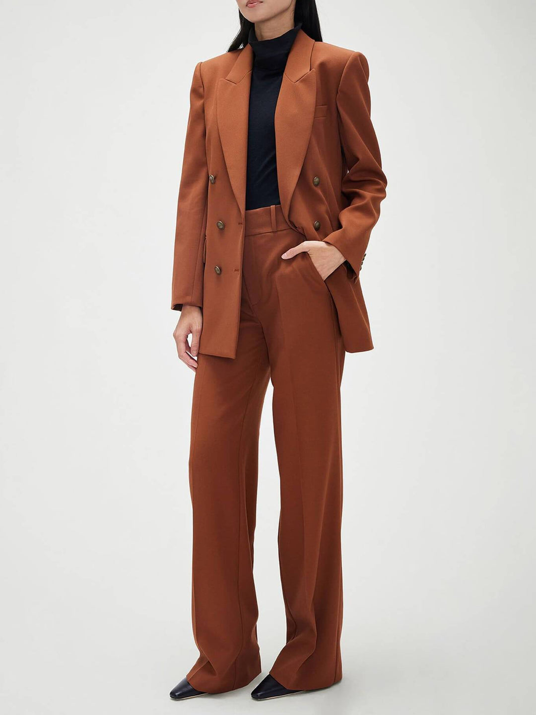 Moderiktig Casual Lapel Suit Jacka