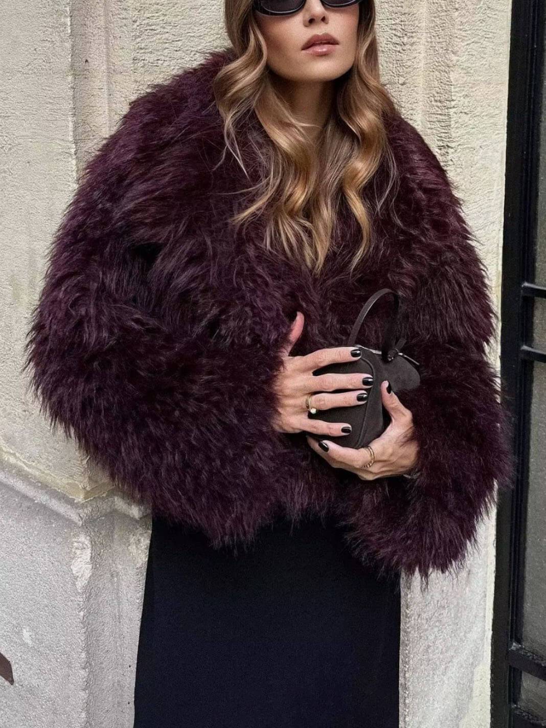 Versatile Street Style Fur Short Coat