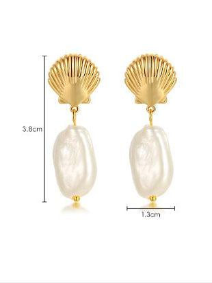 Boucles d'oreilles en perles françaises