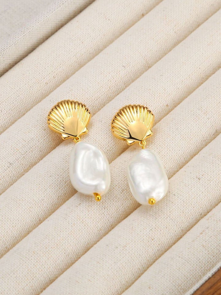 Boucles d'oreilles en perles françaises