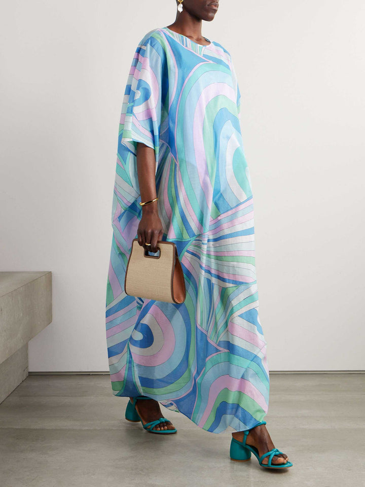 Unique Maxi Dress Dress Print Psychedelic